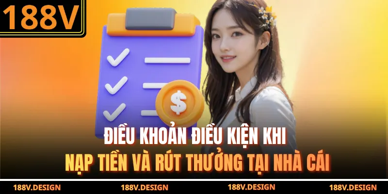 Điều khoản điều kiện khi nạp tiền và rút thưởng tại nhà cái 